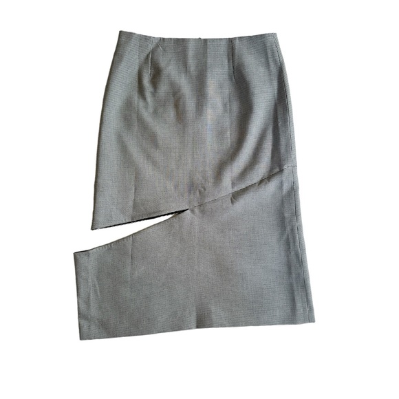 MM6 Maison Margiela 6 Houndstooth Spliced Skirt - Picture 1 of 12